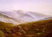Caspar David Friedrich Riesengebirge Norge oil painting reproduction